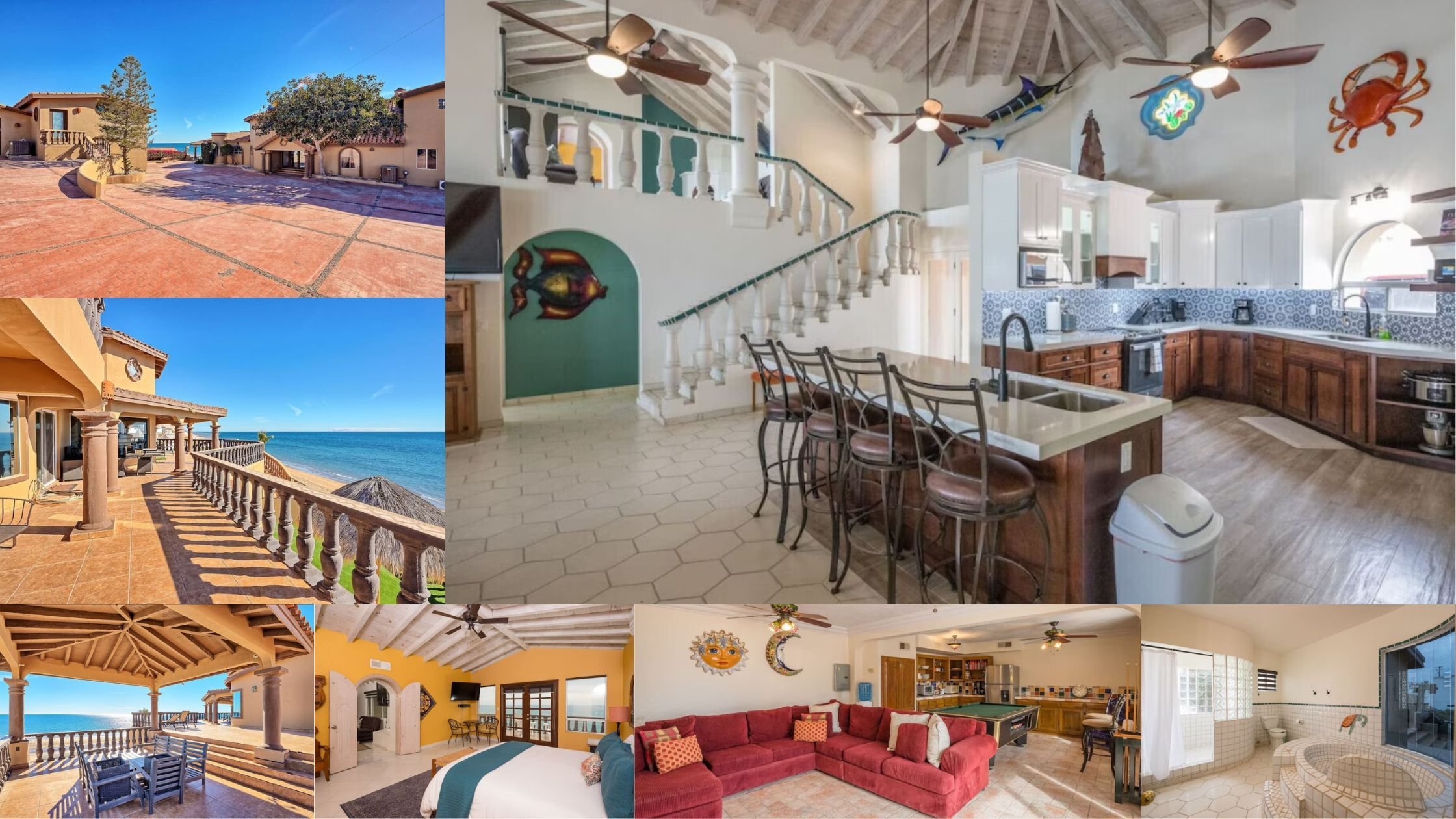 Shark House – 8-Bedroom Beachfront Villa